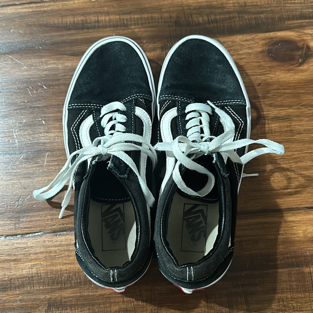 Vans Black suede Old Skool Skater Shoes Women’s 8.5/Mens 7 - Picture 6 of 10